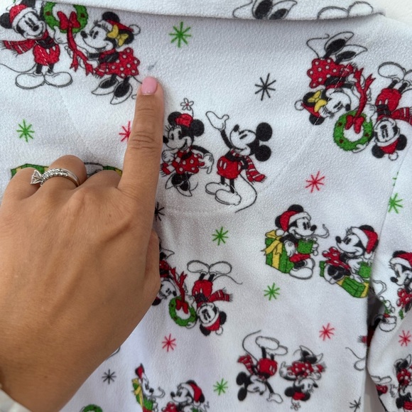 Disney Girls Minnie & Mickey Christmas Pajamas - 4t - Picture 4 of 11